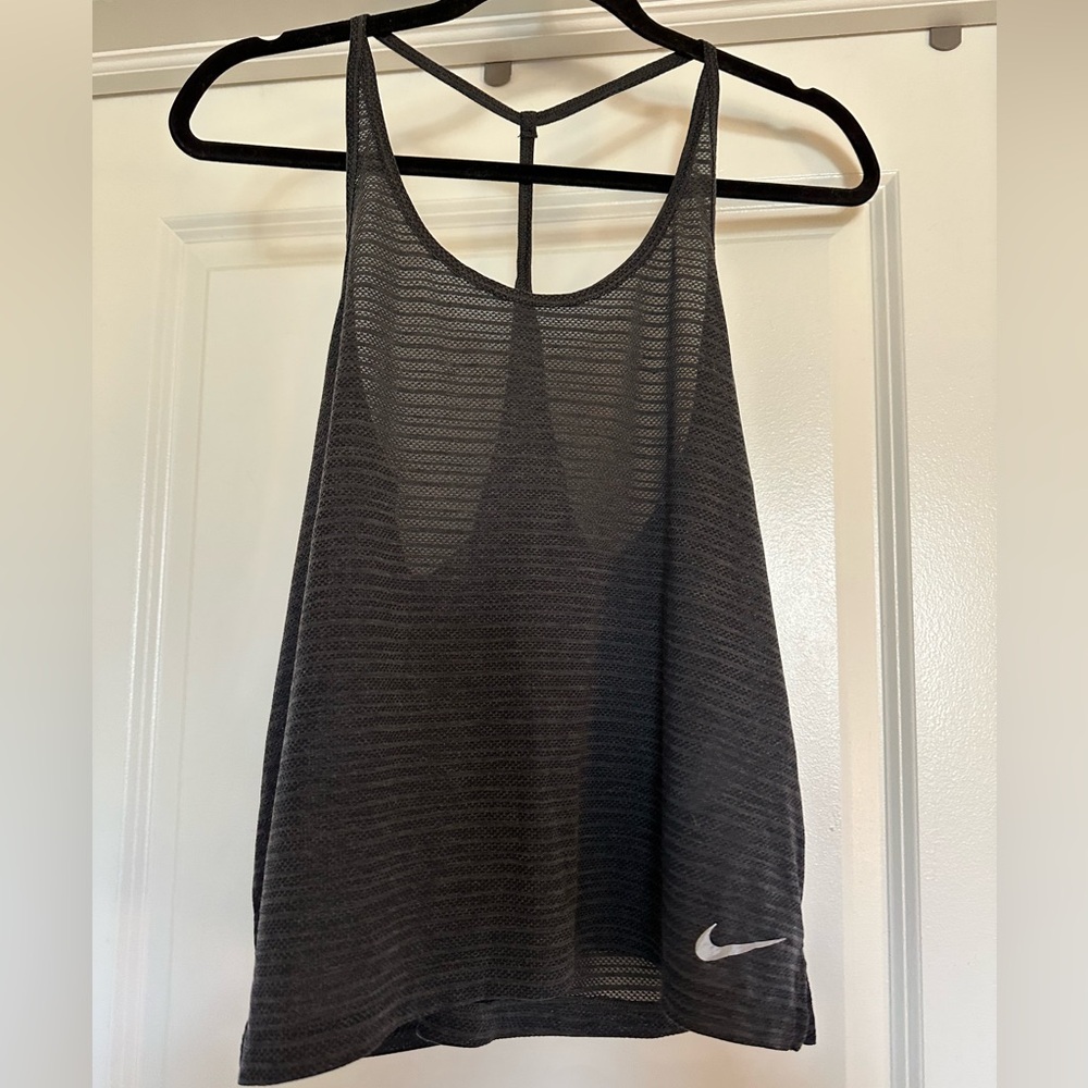 Nike Women's Charcoal Gray Tank Top